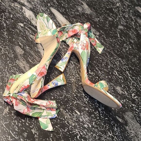 BRAND NEW NINE WEST KOBS ANKLE BOWNOT TIE SANDAL (WOMEN) - Picture 11 of 16